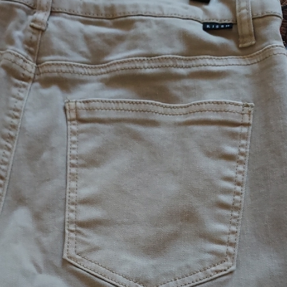 Chic Tan Wide Leg Jeans By RISEN - Picture 5 of 7